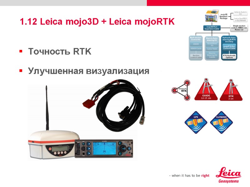 1.12 Leica mojo3D + Leica mojoRTK  Точность RTK  Улучшенная визуализация